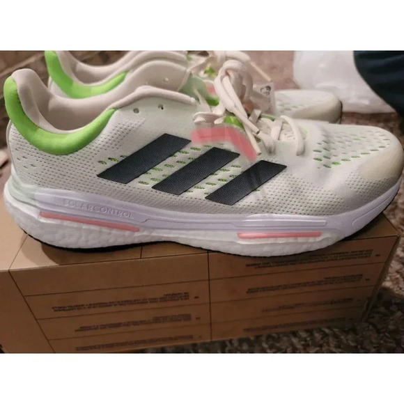 Rare!Adidas Solar Control M Running Shoes - GV8265 Green/Pink Trim SIZE 8.5 Men - Picture 15 of 16